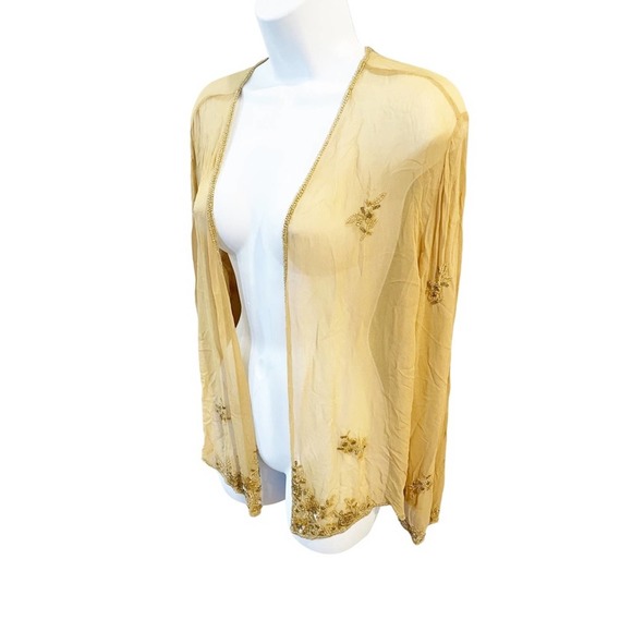 NWT Scala Style 25360 Tea Length Mother of Bride Dress with Jacket Art Deco 14 - Picture 9 of 16